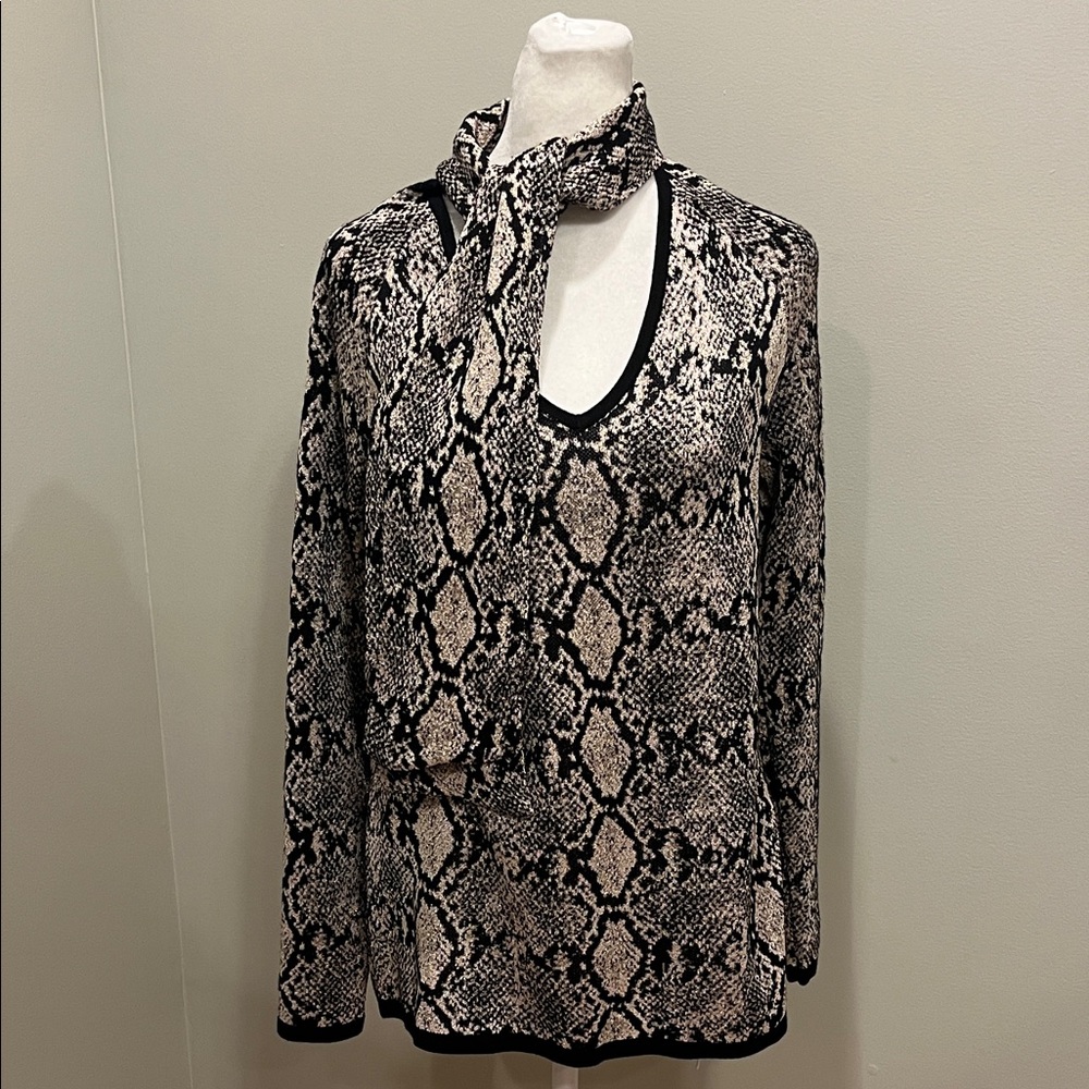 Chico’s Animal Print Sweater